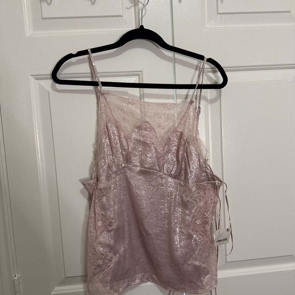 Free People "Intimately" Lilac Combo Cami, size Medium